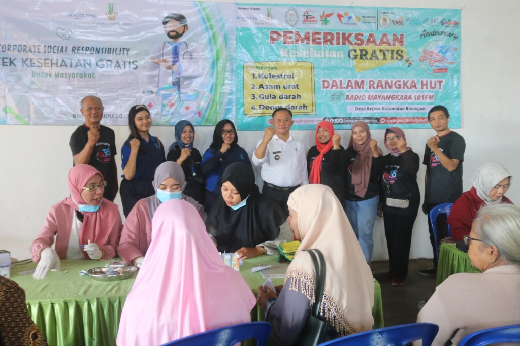 Caring for Community Health, PT Rejoso Manis Indo - Mitr Phol Group Holds Free Health Checks for Rejoso Village Community